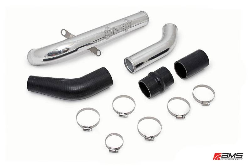AMS Performance 08-15 Mitsubishi EVO X Upper I/C Pipe - Polished - Striker Modified