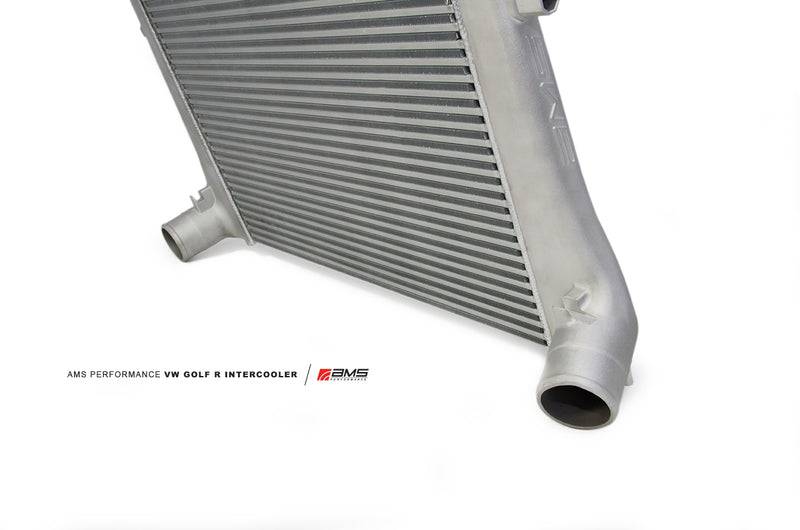 AMS Performance 2015+ VW Golf R MK7 Front Mount Intercooler Upgrade w/Cast End Tanks - Striker Modified