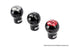 AMS Performance Subaru WRX/STi 6-Speed Billet Shift Knob (Incl Red, Black, & Gunmetal Cap) - Striker Modified