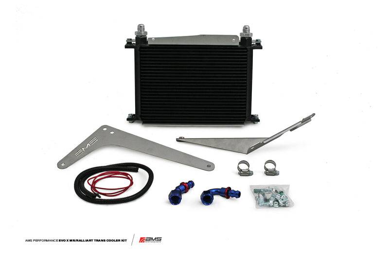 AMS Performance 08-15 Mitsubishi EVO X MR/Ralliart SST Transmission Oil Cooler Kit - Striker Modified