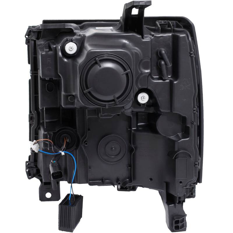 ANZO 16-17 Chevy Silverado 1500 Prjctr. Headlight Plank Styl. w/Amber (Only Work w/HID Equip. Truck) - Striker Modified