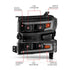 ANZO 19-22 Chevrolet Silverado 1500 LED Proj HL w/Lgt Bar SwBk Seq. Blk w/In. Light - Passenger Side - Striker Modified