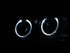 ANZO 1992-1998 BMW 3 Series E36 Projector Headlights w/ Halo Black (CCFL) G2 - Striker Modified