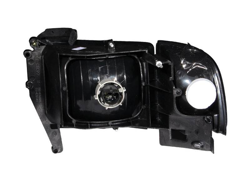 ANZO 1994-2001 Dodge Ram Crystal Headlights Black - Striker Modified