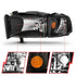 ANZO 1994-2001 Dodge Ram Crystal Headlights Black - Striker Modified