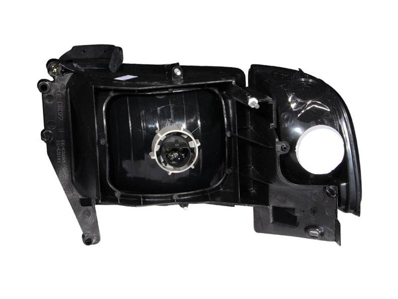 ANZO 1994-2001 Dodge Ram Crystal Headlights Black - Striker Modified