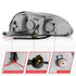 ANZO 1996-1998 Honda Civic Projector Headlights w/ Halo Black - Striker Modified