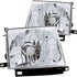 ANZO 1997-2000 Toyota Tacoma Crystal Headlights Chrome - Striker Modified