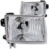 ANZO 1998-2000 Nissan Frontier Crystal Headlights Chrome - Striker Modified