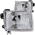 ANZO 1998-2000 Nissan Frontier Crystal Headlights Chrome - Striker Modified