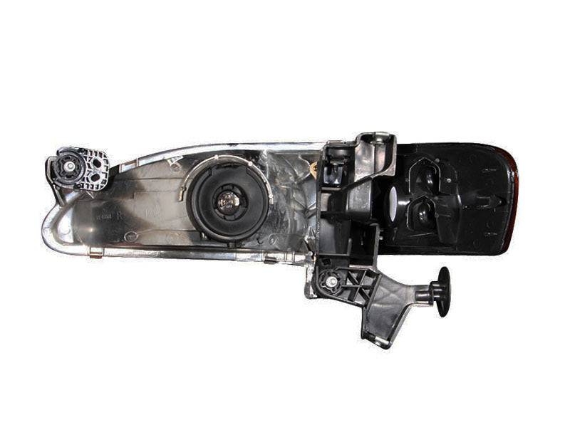 ANZO 1998-2000 Toyota Corolla Crystal Headlights Black - Striker Modified