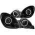 ANZO 1998-2005 Lexus Gs300 Projector Headlights w/ Halo Black - Striker Modified