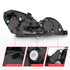 ANZO 1998-2005 Lexus Gs300 Projector Headlights w/ Halo Black - Striker Modified
