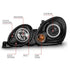 ANZO 1998-2005 Lexus Gs300 Projector Headlights w/ Halo Black - Striker Modified