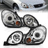 ANZO 1998-2005 Lexus Gs300 Projector Headlights w/ Halo Chrome - Striker Modified