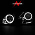 ANZO 1998-2005 Lexus Gs300 Projector Headlights w/ Halo Chrome - Striker Modified