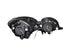ANZO 1998-2005 Lexus Gs300 Projector Headlights w/ Halo Chrome - Striker Modified