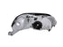 ANZO 1999-2000 Honda Civic Crystal Headlights Black - Striker Modified
