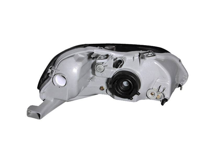 ANZO 1999-2000 Honda Civic Crystal Headlights Black - Striker Modified