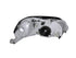 ANZO 1999-2000 Honda Civic Crystal Headlights Black - Striker Modified