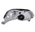 ANZO 1999-2000 Honda Civic Crystal Headlights Gun-Metal Gray - Striker Modified
