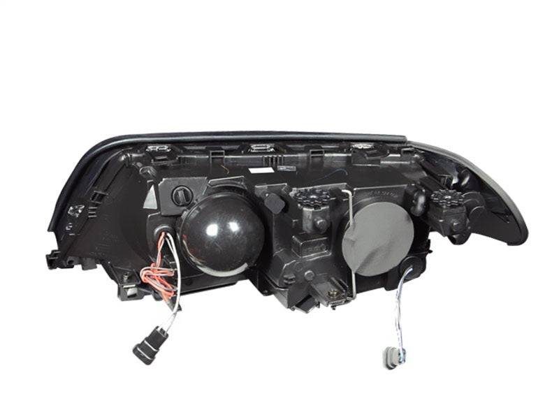 ANZO 1999-2001 BMW 3 Series E46 Projector Headlights w/ Halo Black (CCFL) - Striker Modified