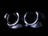 ANZO 1999-2001 BMW 3 Series E46 Projector Headlights w/ Halo Black (CCFL) - Striker Modified