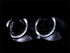 ANZO 1999-2001 BMW 3 Series E46 Projector Headlights w/ Halo Black (CCFL) - Striker Modified