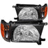 ANZO 1999-2002 Toyota 4Runner Crystal Headlights Black - Striker Modified