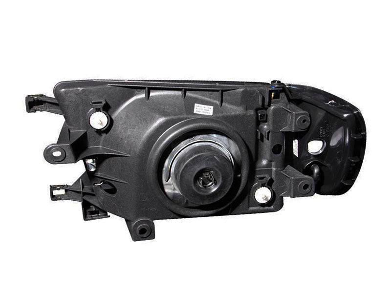 ANZO 1999-2002 Toyota 4Runner Crystal Headlights Black - Striker Modified