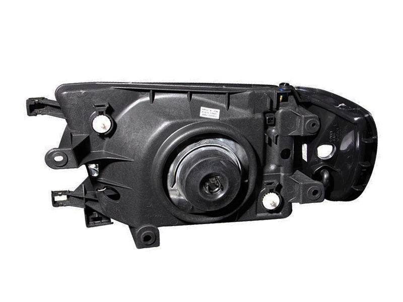 ANZO 1999-2002 Toyota 4Runner Crystal Headlights Black - Striker Modified