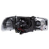 ANZO 1999-2006 Gmc Sierra 1500 Projector Headlights w/ U-Bar Black - Striker Modified