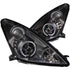 ANZO 2000-2005 Toyota Celica Projector Headlights w/ Halo Black - Striker Modified