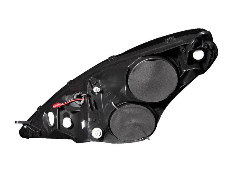 ANZO 2000-2005 Toyota Celica Projector Headlights w/ Halo Black - Striker Modified