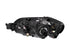 ANZO 2002-2003 Mitsubishi Lancer Crystal Headlights Black - Striker Modified