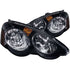 ANZO 2002-2004 Acura Rsx Crystal Headlights Black - Striker Modified