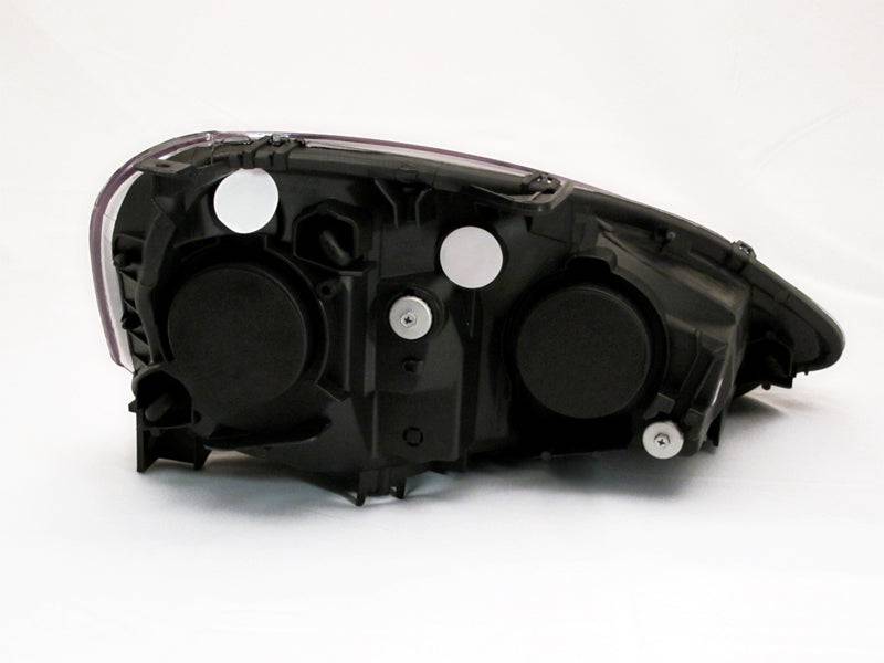 ANZO 2002-2004 Acura Rsx Crystal Headlights Black - Striker Modified