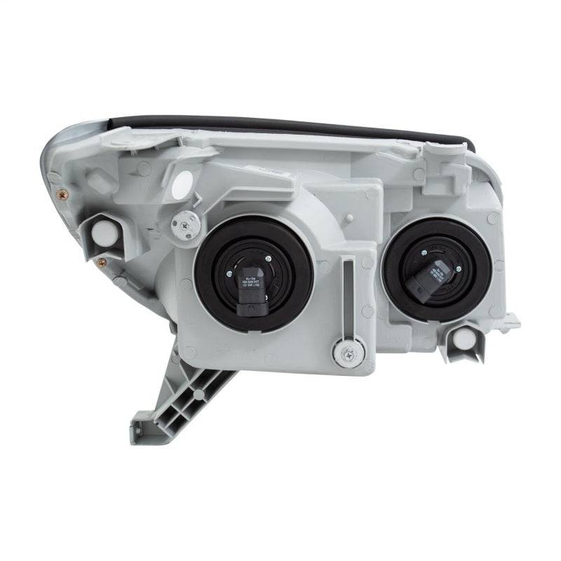 ANZO 2003-2005 Toyota 4Runner Crystal Headlights Black - Striker Modified