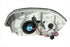 ANZO 2005-2010 Chevrolet Cobalt Crystal Headlights Black - Striker Modified