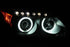 ANZO 2005-2010 Scion Tc Projector Headlights w/ Halo Black (CCFL) - Striker Modified