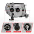 ANZO 2005-2011 Toyota Tacoma Projector Headlights w/ Halo Black - Striker Modified