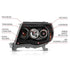 ANZO 2005-2011 Toyota Tacoma Projector Headlights w/ Halo Black - Striker Modified