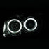 ANZO 2006-2009 Toyota 4Runner Projector Headlights w/ Halo Chrome - Striker Modified