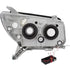 ANZO 2006-2009 Toyota 4Runner Projector Headlights w/ Halo Chrome - Striker Modified