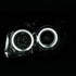 ANZO 2006-2009 Toyota 4Runner Projector Headlights w/ Halo Chrome - Striker Modified