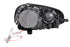 ANZO 2006-2009 Volkswagen Rabbit Projector Headlights w/ Halo Black (CCFL) - Striker Modified