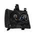 ANZO 2007-2014 Chevrolet Tahoe/Suburban Crystal Headlights Black - Striker Modified