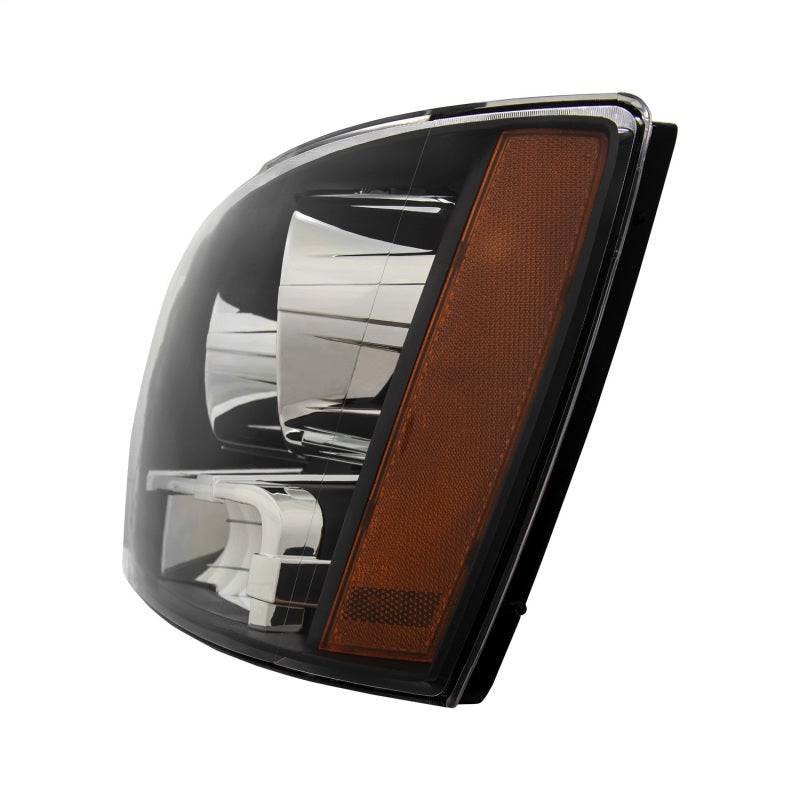 ANZO 2007-2014 Chevrolet Tahoe/Suburban Crystal Headlights Black - Striker Modified