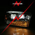 ANZO 2009-2018 Dodge Ram 1500 Led Projector Plank Style Switchback H.L Halo Chrome Amber (OE Style) - Striker Modified