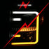 ANZO 2011-2016 Ford F250 Projector Headlights w/ Plank Style Switchback Black w/ Amber - Striker Modified